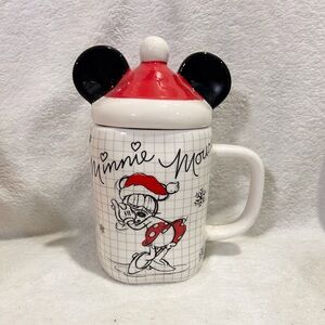 Minnie Mouse Red and Black Mug with Lid